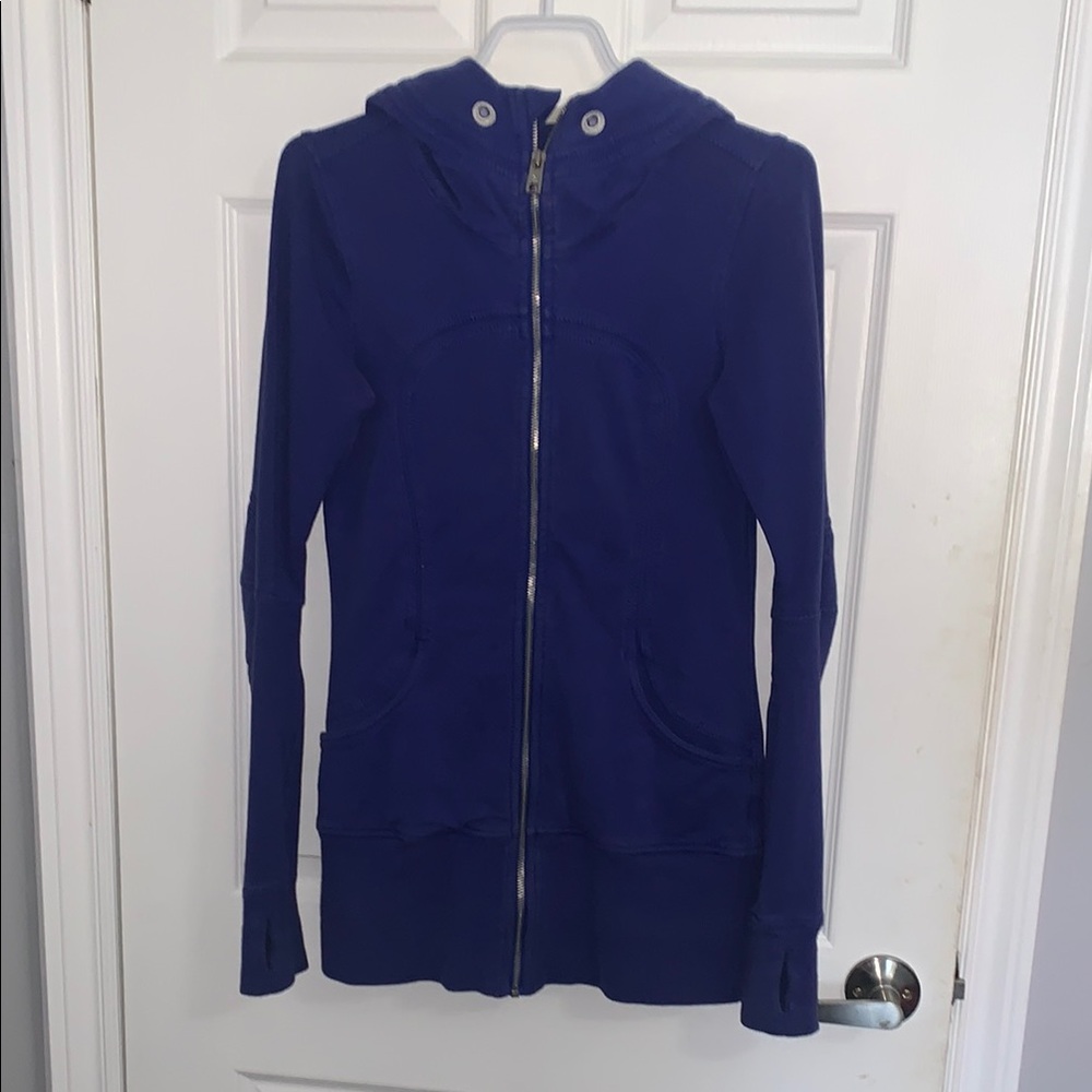 Lululemon Blue Zip-Up Hoodie